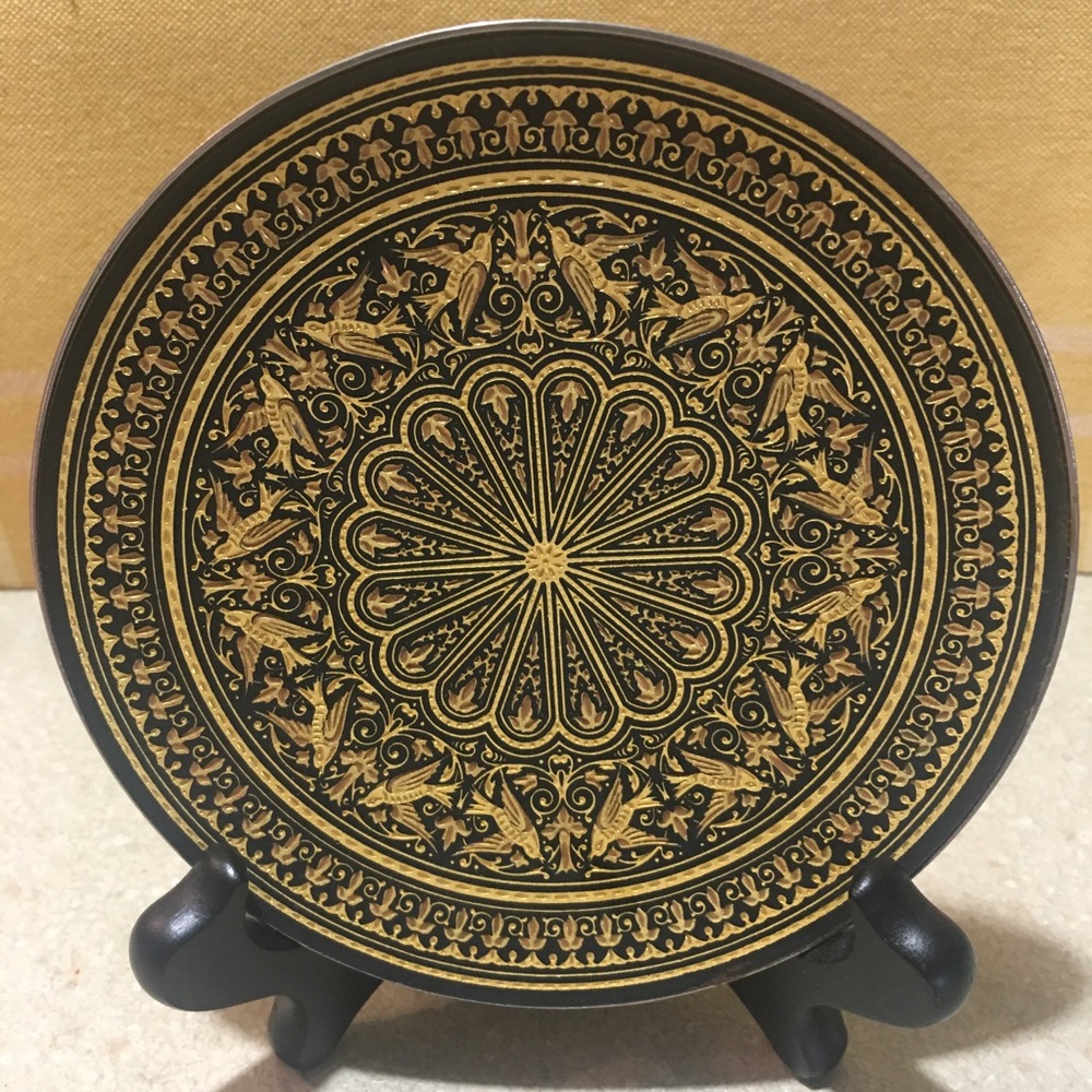 Damascene Italian plate